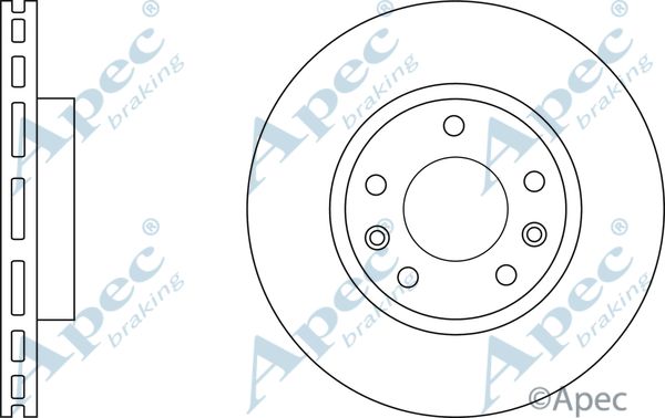 APEC BRAKING Jarrulevy DSK3081